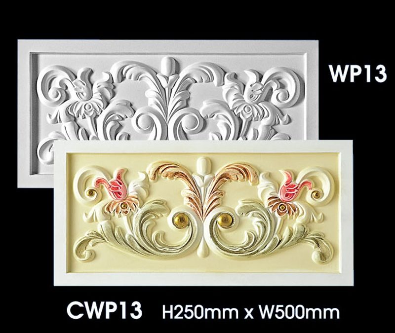 Pillar and Wall Antiuqe Design gypsum decoration board design bd